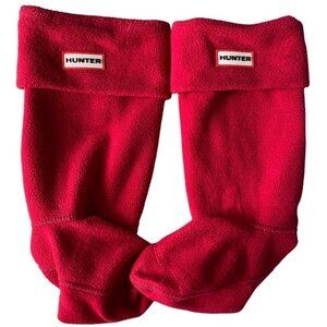 HUNTER Pink Fleece Boot Liners Youth Shoe Size 4-6